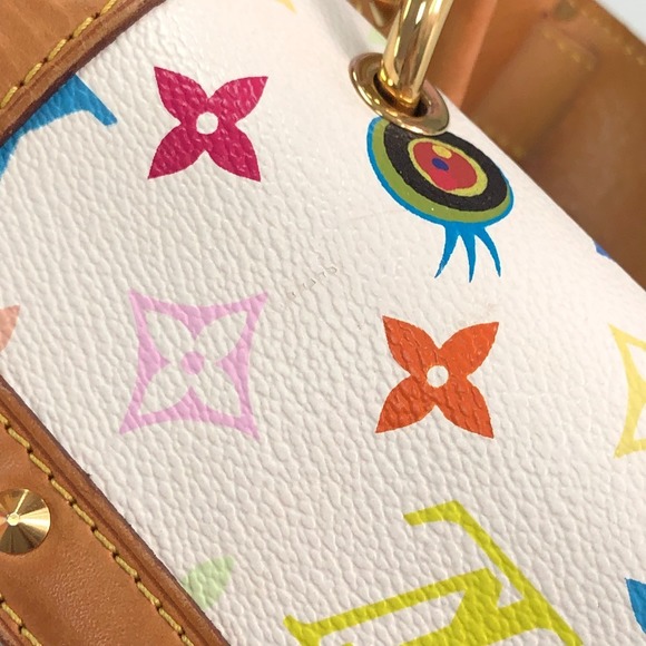 Louis Vuitton Annie Multicolor Shoulder Bag White - Picture 4 of 10